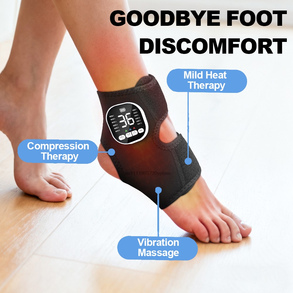 Ems Foot Massager - Masajeador Eléctrico de Tobillos EMS, Masajeador