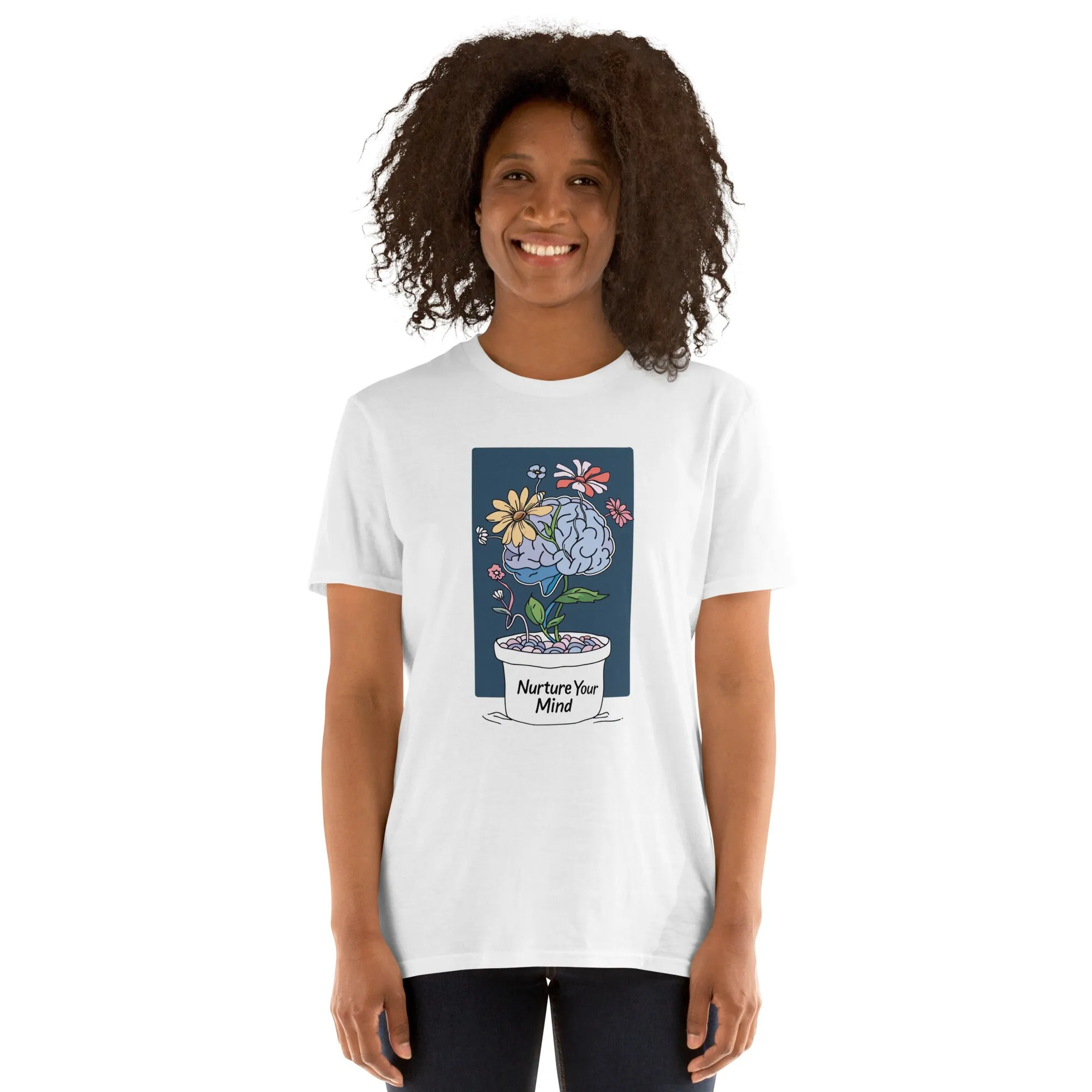 Your Health Wellness - Camiseta Nurture Your Mind, inspiradora, para