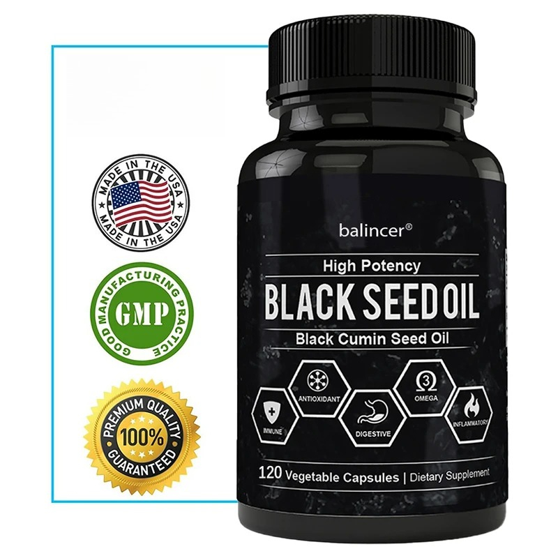 Health Wellness & Psychology - Aceite de semilla de comino negro-apoya