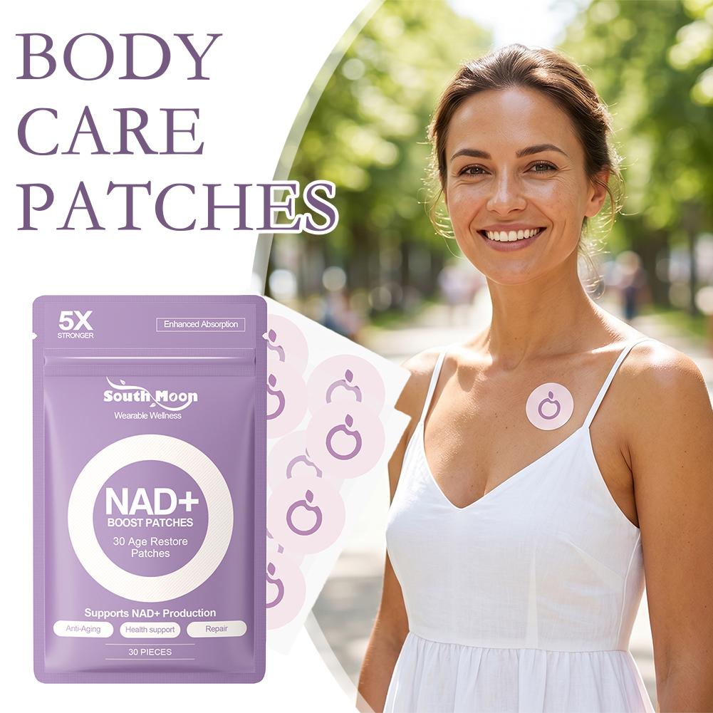 Health Wellness & Psychology - 30 Parches NAD+ Boost Antienvejecimiento para