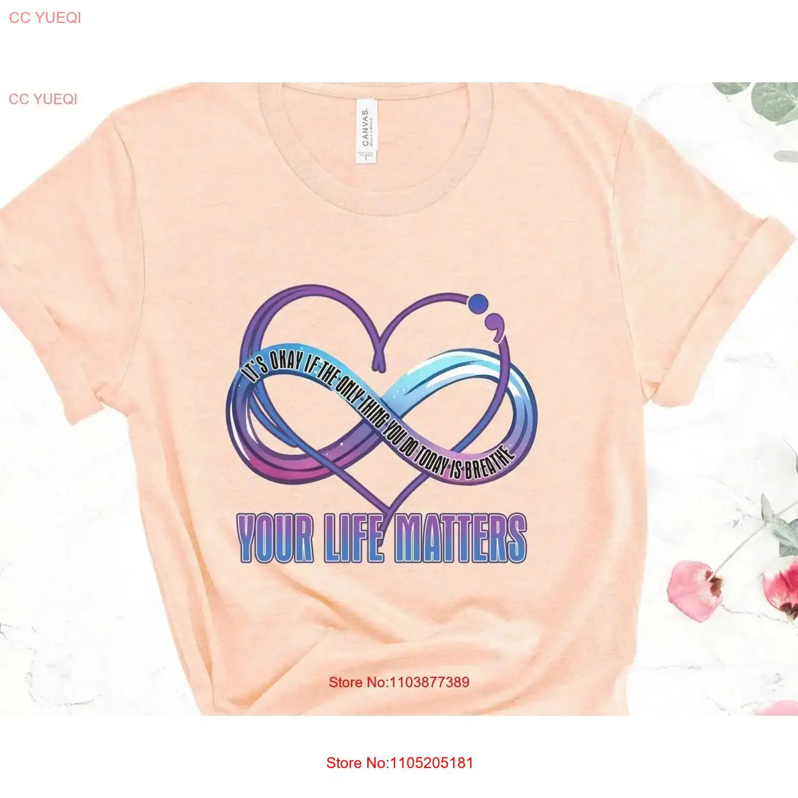 Your Health Wellness - Camiseta de salud mental, está bien,