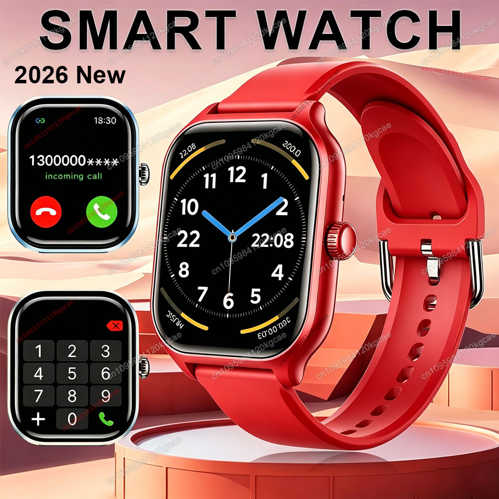 Health Wellness Trends 2026 - Reloj Inteligente 2026 con Bluetooth, Recordatorio