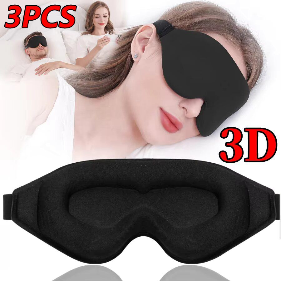 Sleep Eye Mask 3D - 3 Mascarillas de Ojos 3D de