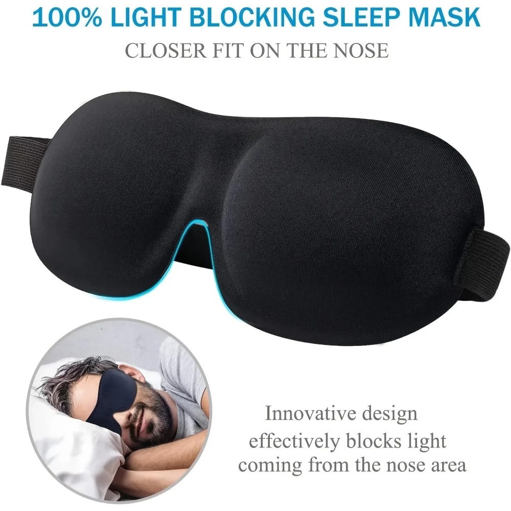 Sleep Eye Mask 3D - Antifaz 3D para Dormir, Máscara de