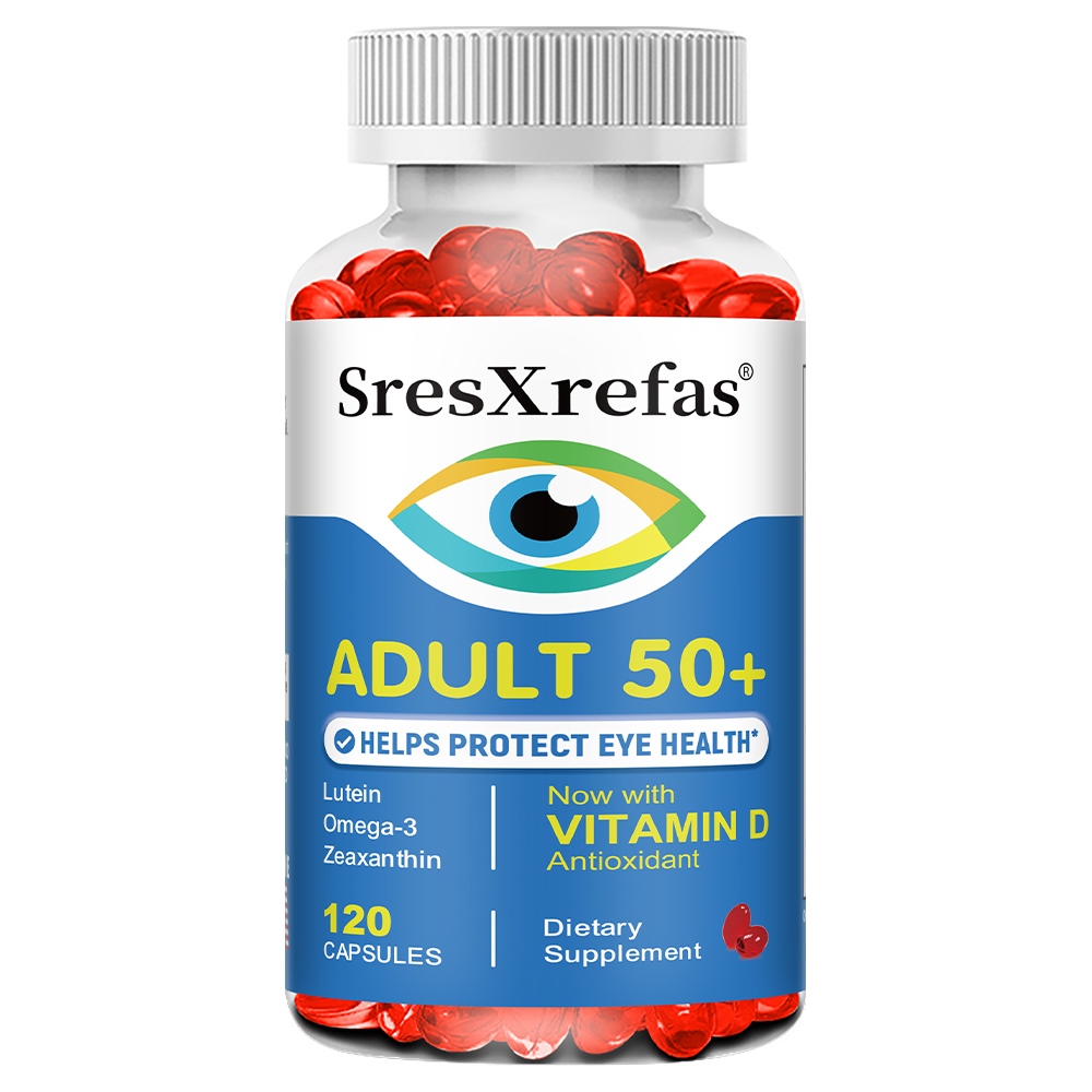 Health Wellness Vitamins - Cápsulas de Suplemento Ocular con Luteína
