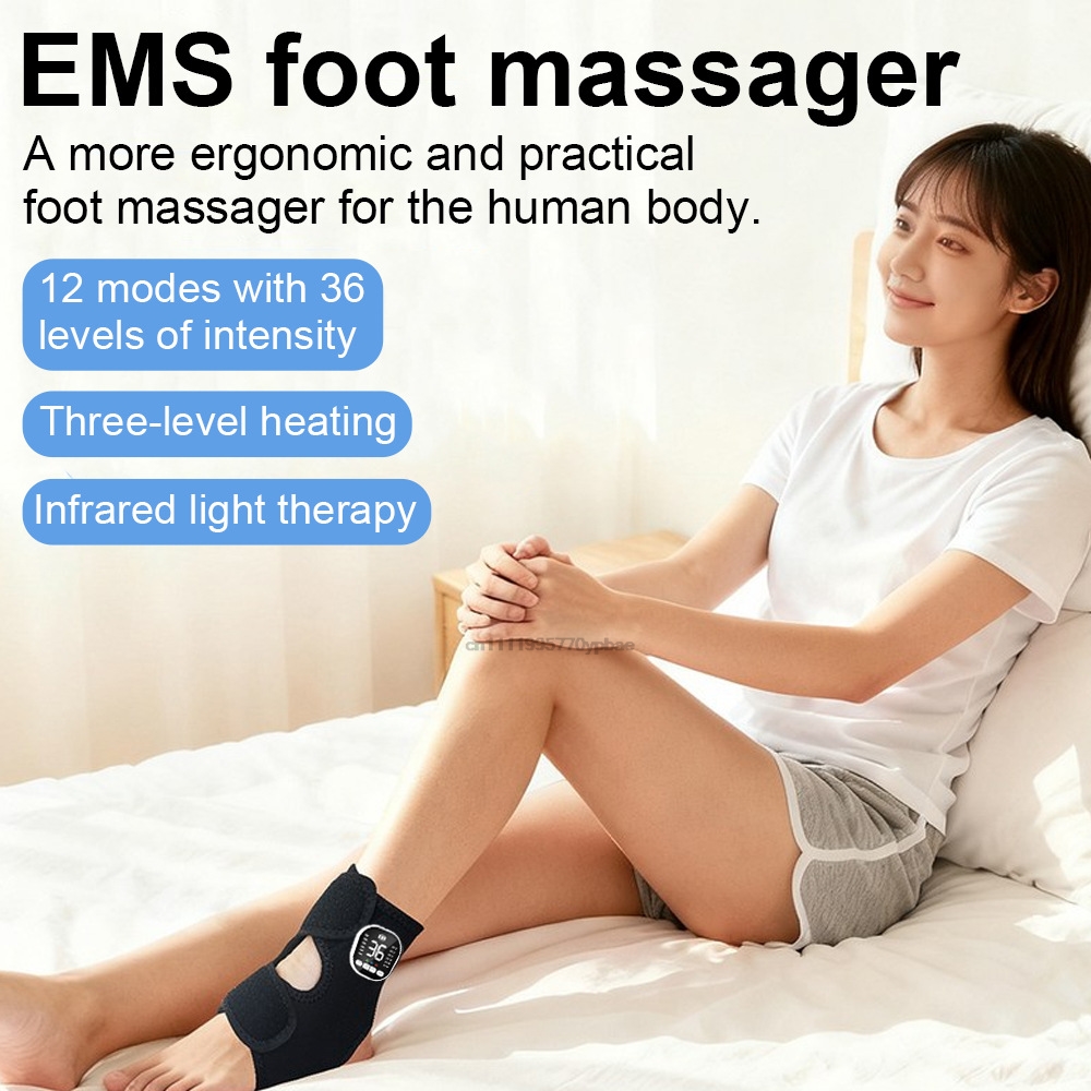 Masajeador Eléctrico de Tobill - Ems Foot Massager reseña y precio