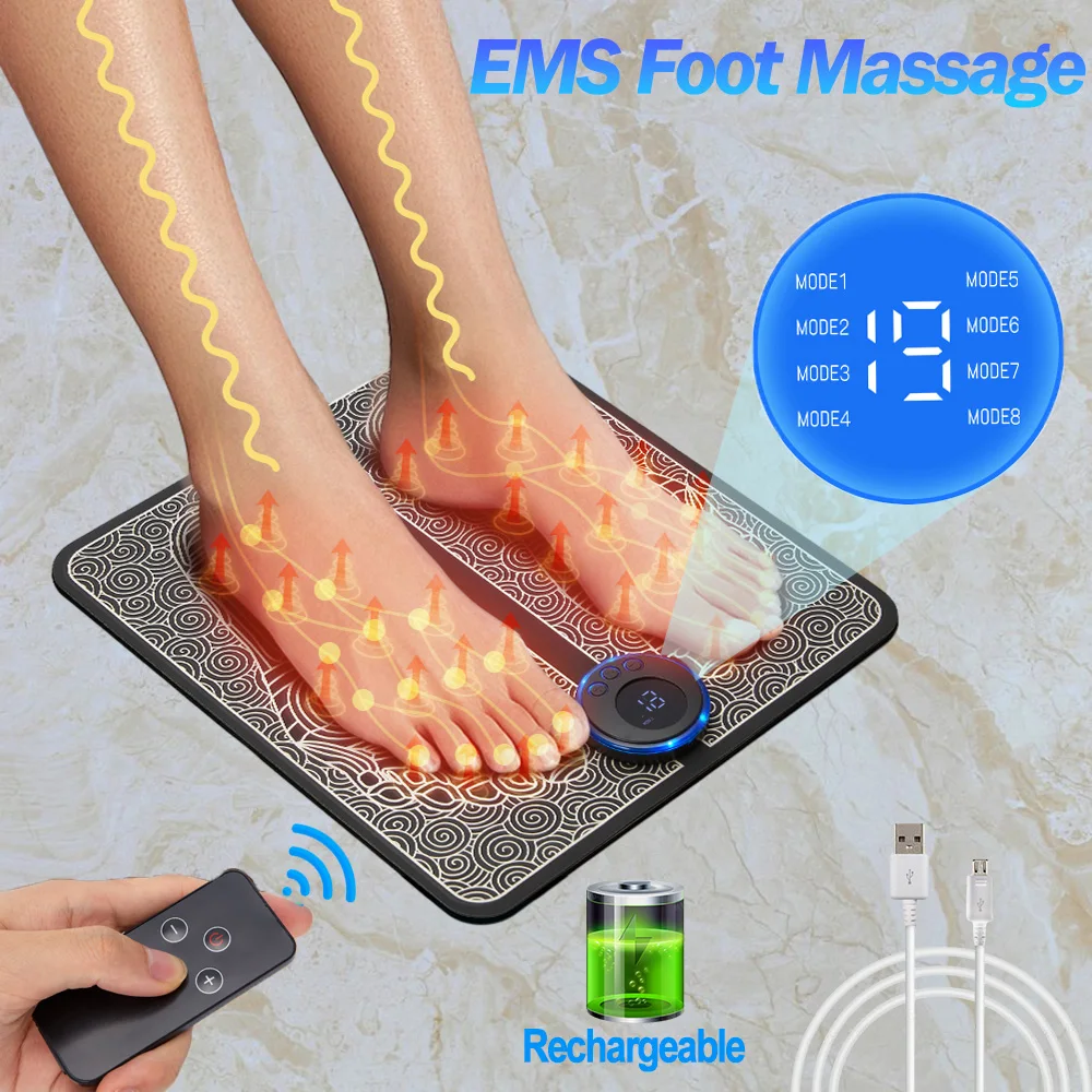 Masajeador eléctrico EMS para  - Ems Foot Massager reseña y precio