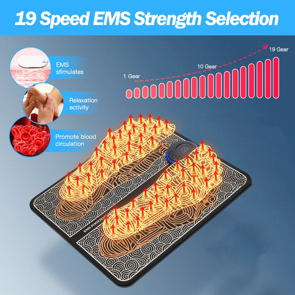 Masajeador eléctrico EMS para  - Ems Foot Massager reseña y precio