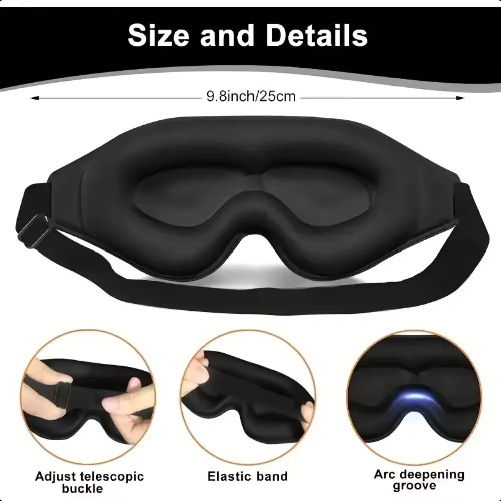 Antifaz 3D, Cómodo y Transpira - Sleep Eye Mask 3D reseña y precio