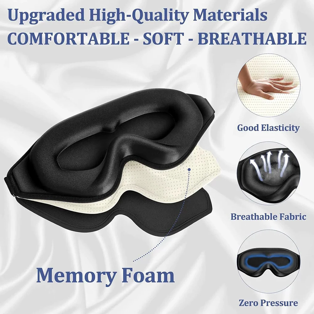 Antifaz 3D, Cómodo y Transpira - Sleep Eye Mask 3D reseña y precio
