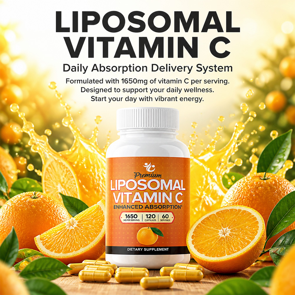 Cápsulas de Vitamina C Liposom - Health Wellness Vitamins reseña y precio