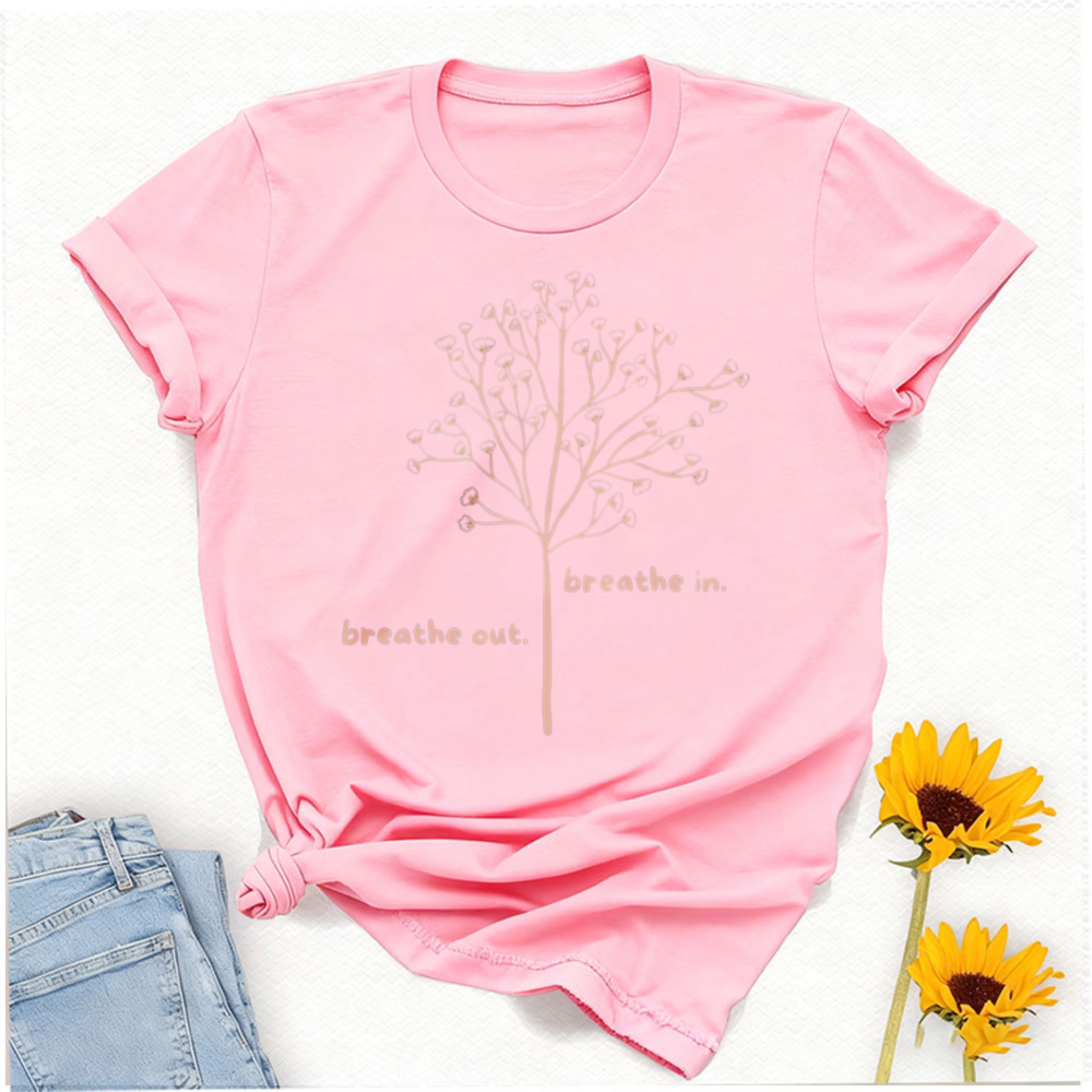 Camiseta Breathe in Breathe Ou - Your Health Wellness reseña y precio