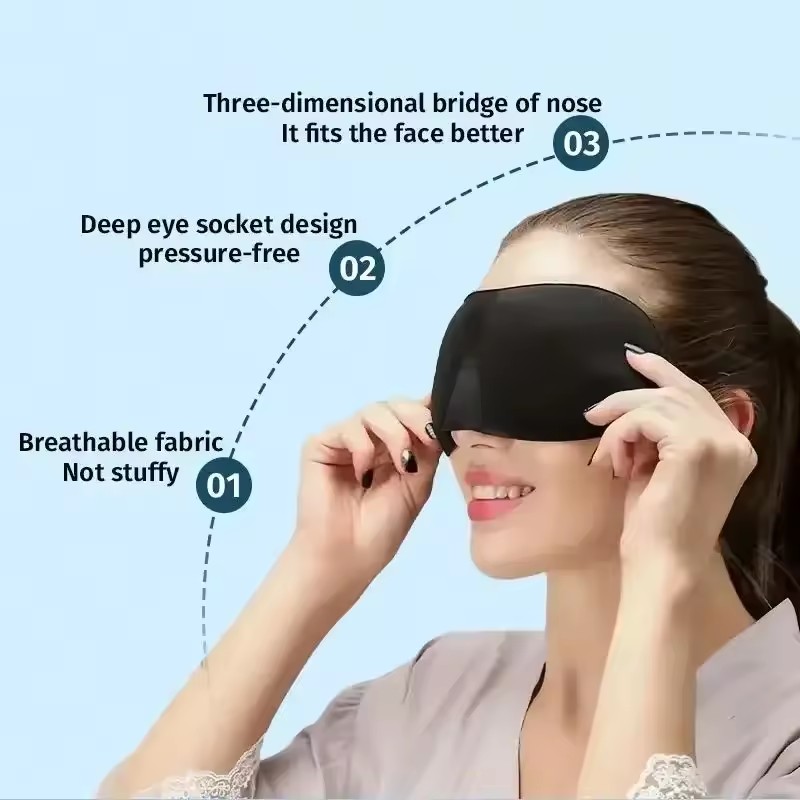 Máscara para dormir 3D súper s - Sleep Eye Mask 3D reseña y precio
