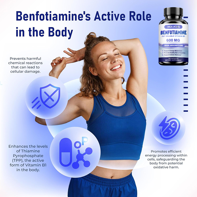 Cápsulas de Benfotiamina, con  - Health Wellness & Psychology reseña y precio