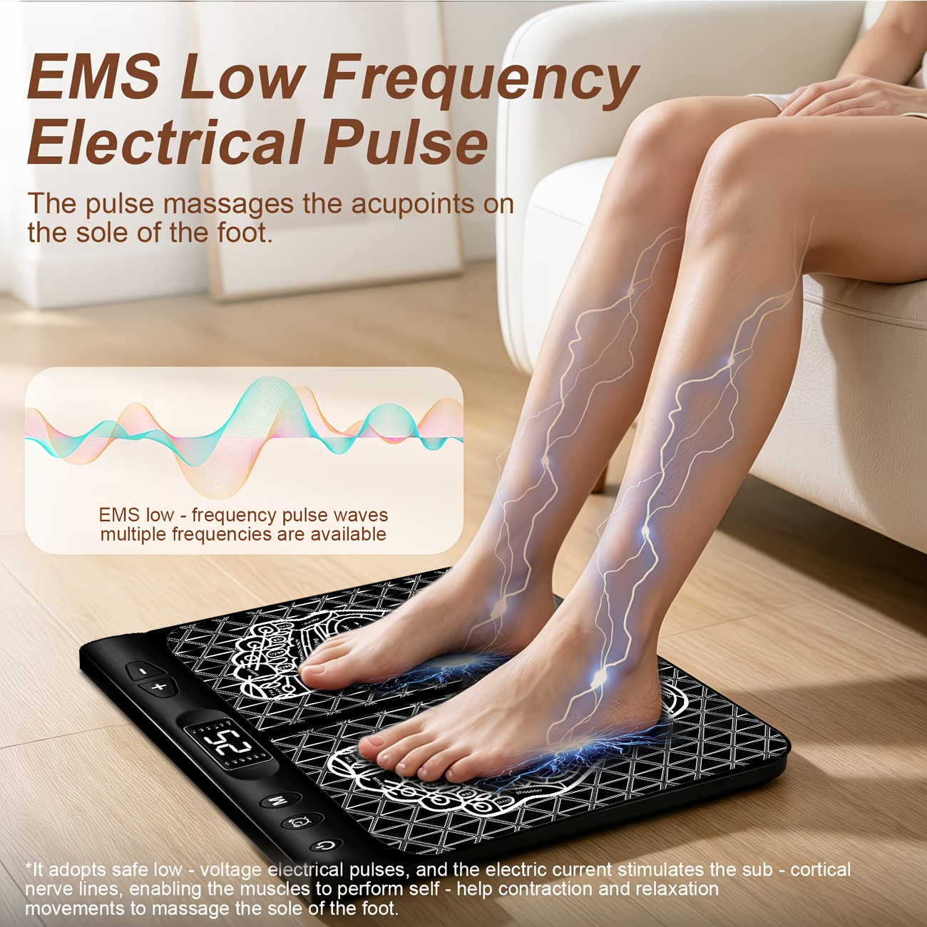 Alfombrilla de Masaje para Pie - Ems Foot Massager reseña y precio