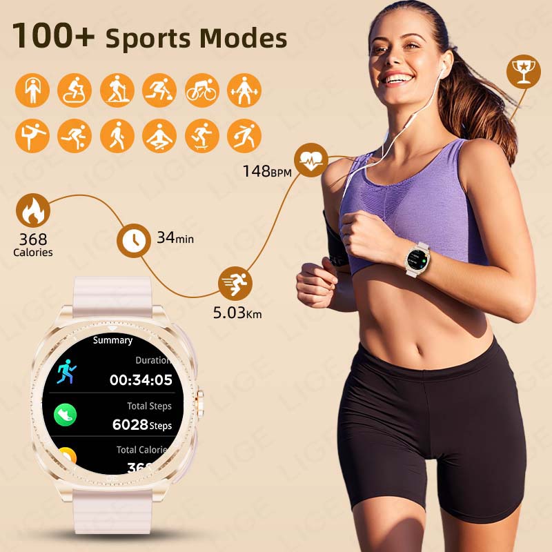 Reloj Inteligente LIGE 2 en 1  - Health Wellness Trends 2026 reseña y precio