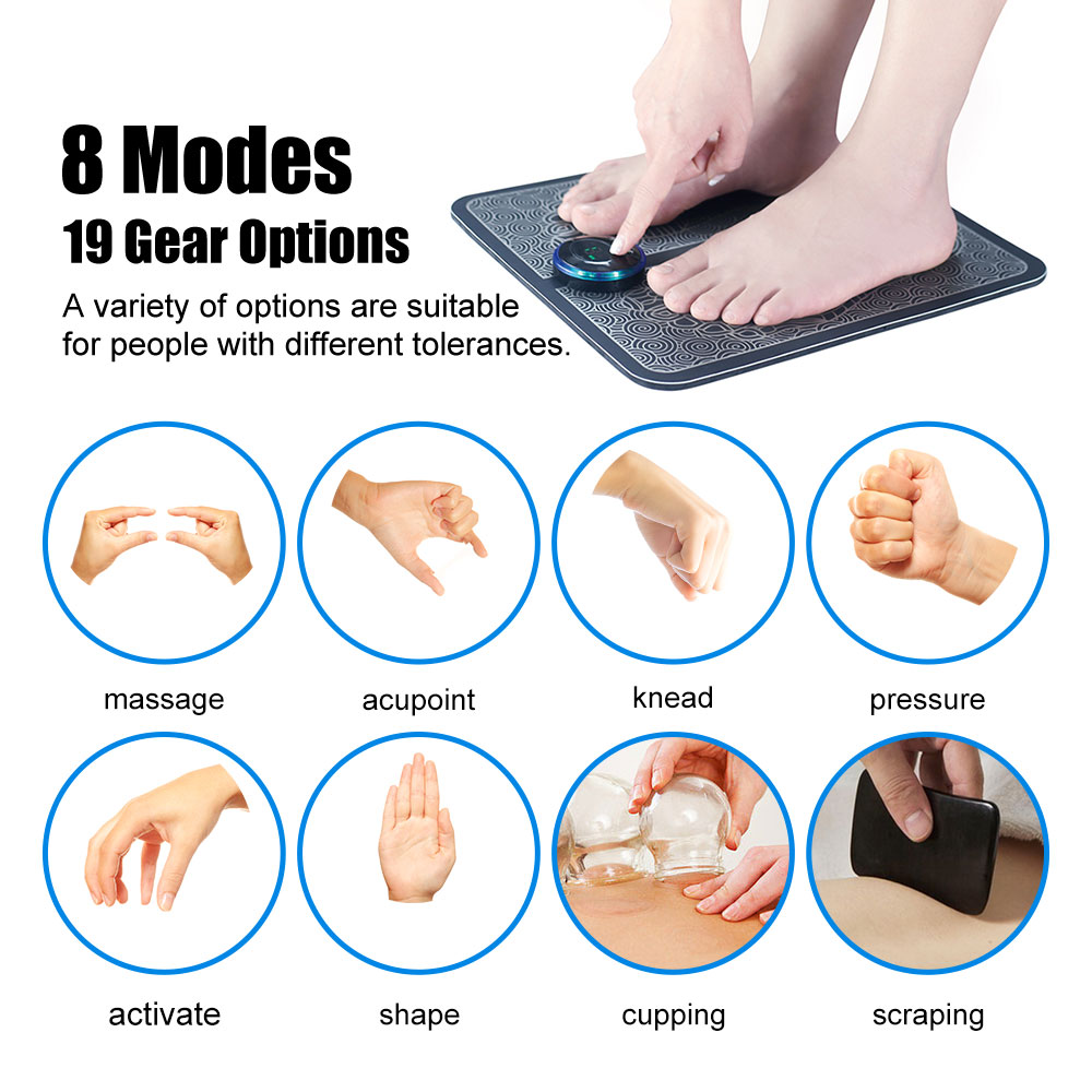 Almohadilla de masaje EMS para - Ems Foot Massager reseña y precio